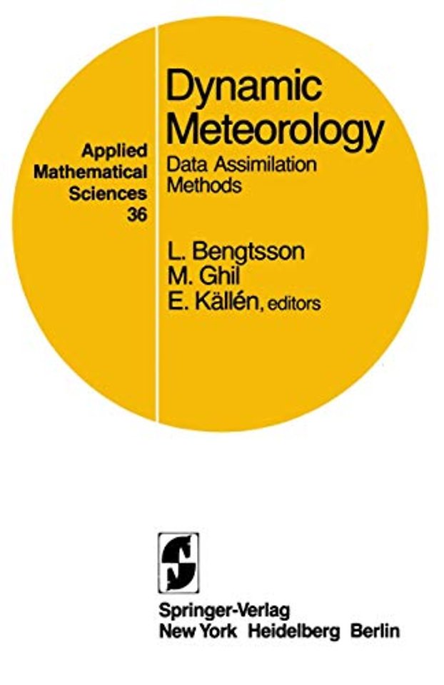 Dynamic Meteorology: Data Assimilation Methods
