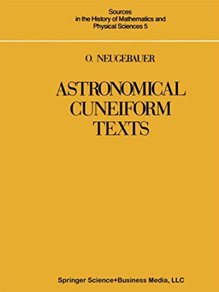 Astronomical Cuneiform Texts
