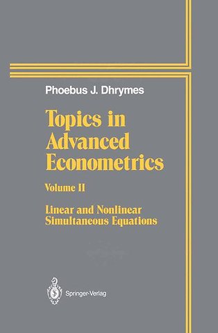 Topics In Advanced Econometrics