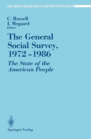 The General Social Survey, 1972–1986