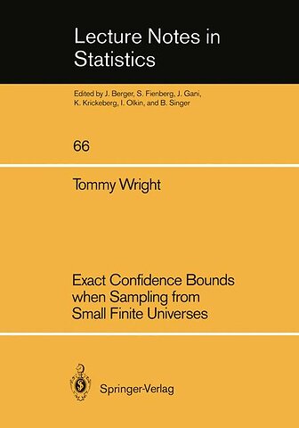 Exact Confidence Bounds when Sampling from Small Finite Universes