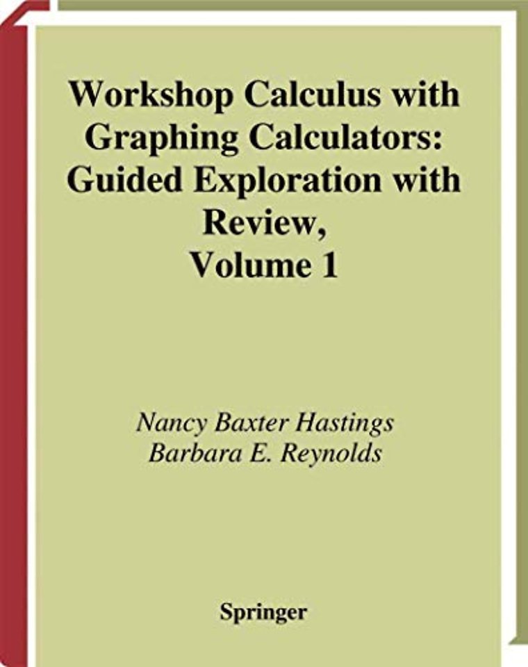 Workshop Calculus with Graphing Calculators