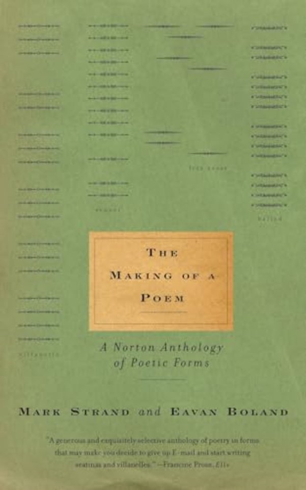 The Making of a Poem – A Norton Anthology of Poetic Forms