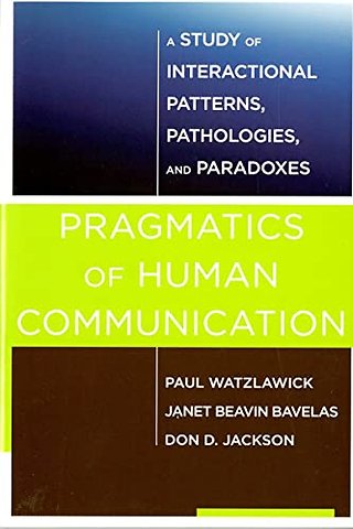 Pragmatics of Human Communicat