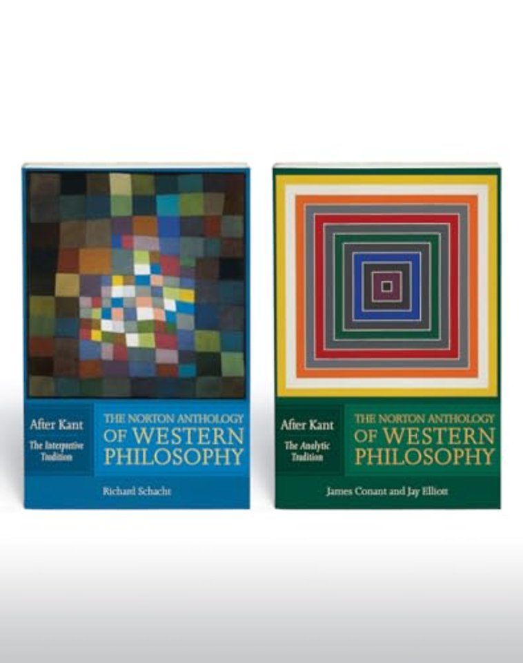 The Norton Anthology of Western Philosophy – After Kant – Vol.1 – The Interpretive Tradition, Vol.2 – The Analytic Tradition