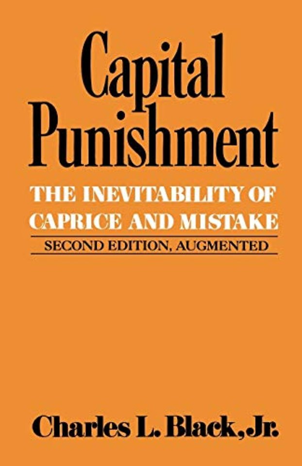 Capital Punishment and Mistake 2e