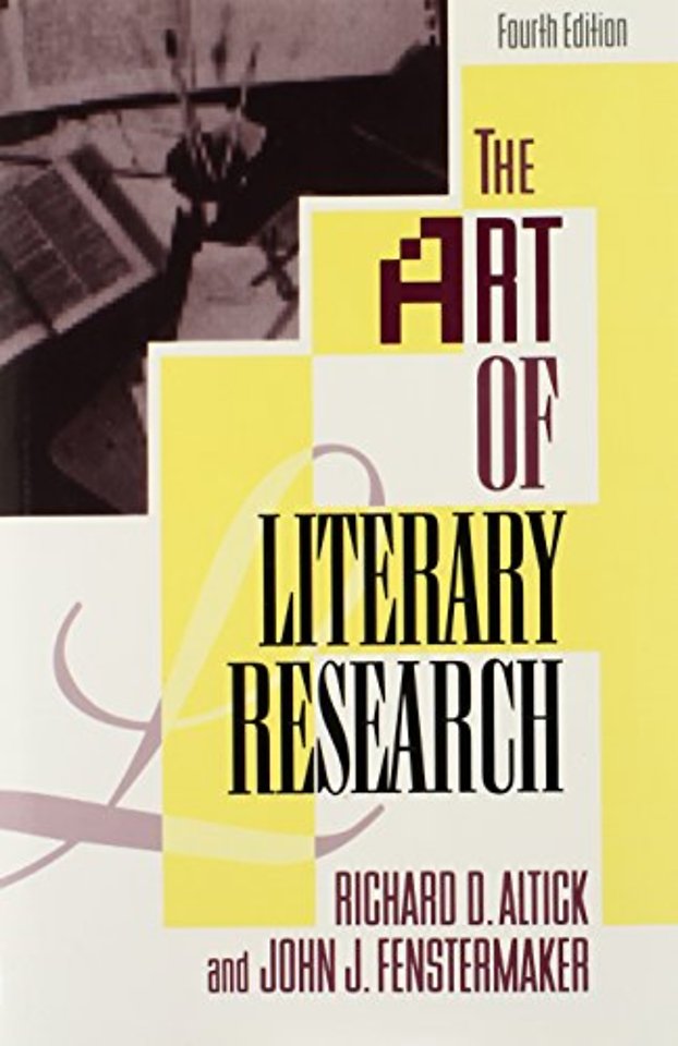 The Art of Literary Research