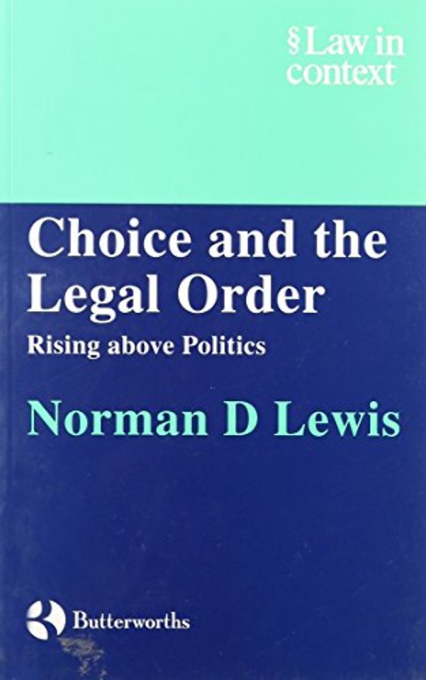 Choice and the Legal Order