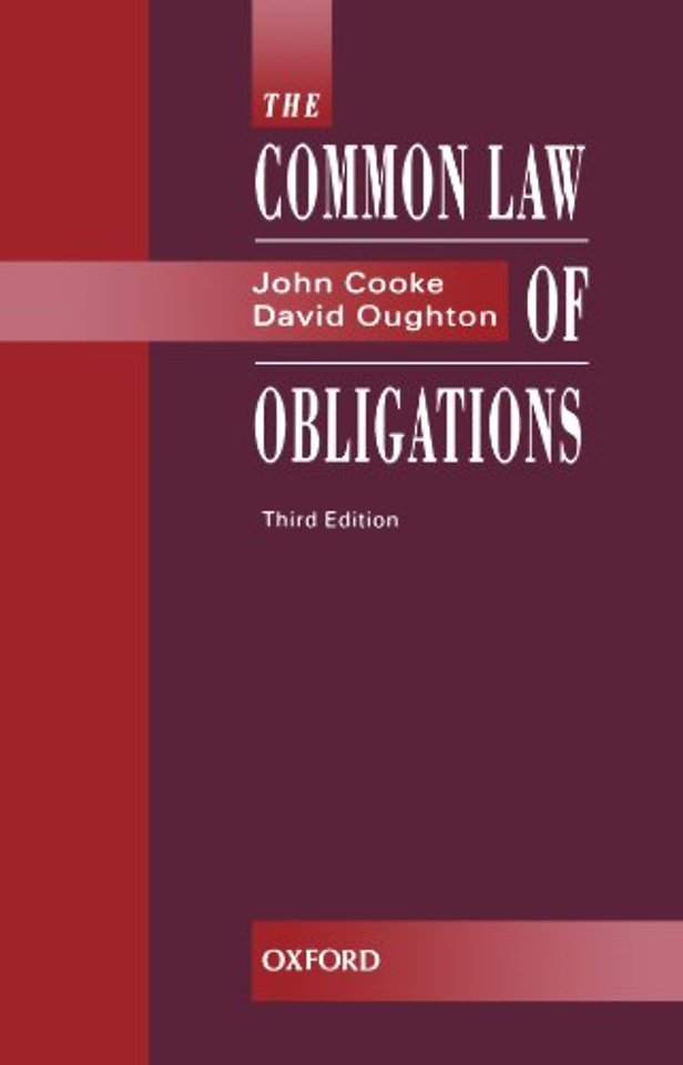 The Common Law of Obligations