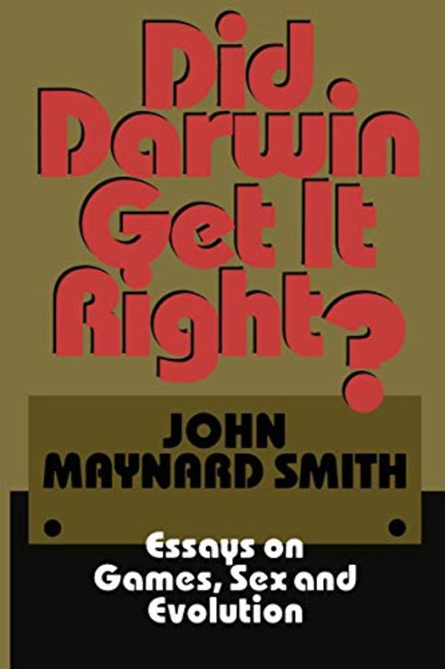 Did Darwin Get It Right?
