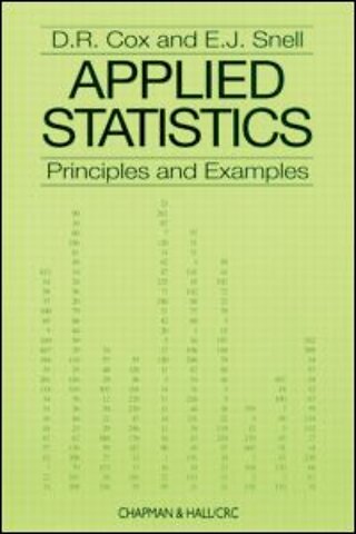 Applied Statistics - Principles and Examples