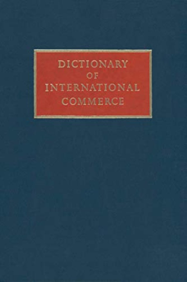Dictionary of International Commerce