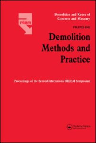 Demolition Methods and Practice V1