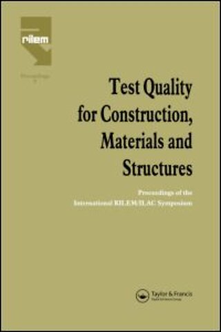 Test Quality for Construction, Materials and Structures