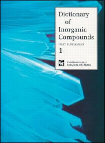 Dictionary of Inorganic Compounds, Supplement 1