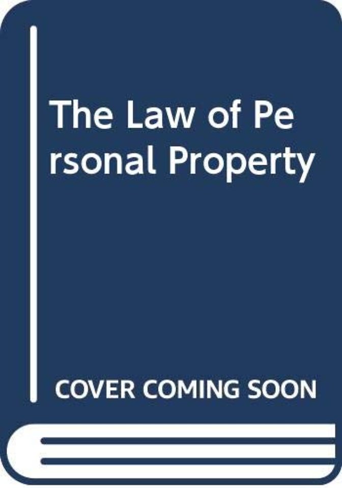 The Law of Personal Property