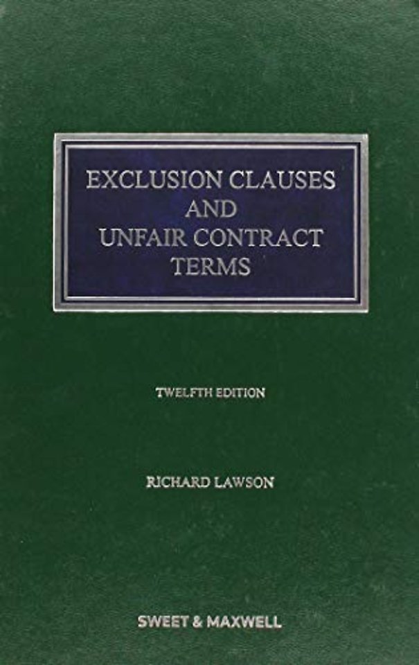 Exclusion Clauses and Unfair Contract Terms