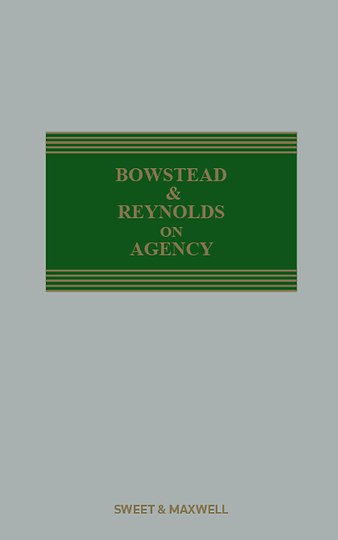 Bowstead and Reynolds on Agency