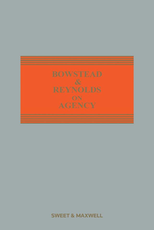 Bowstead and Reynolds on Agency