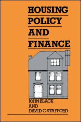 Housing Policy and Finance