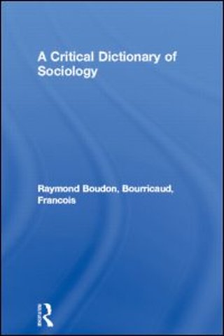 Critical Dictionary of Sociology