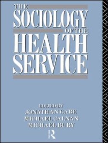 Sociology of the Health Service