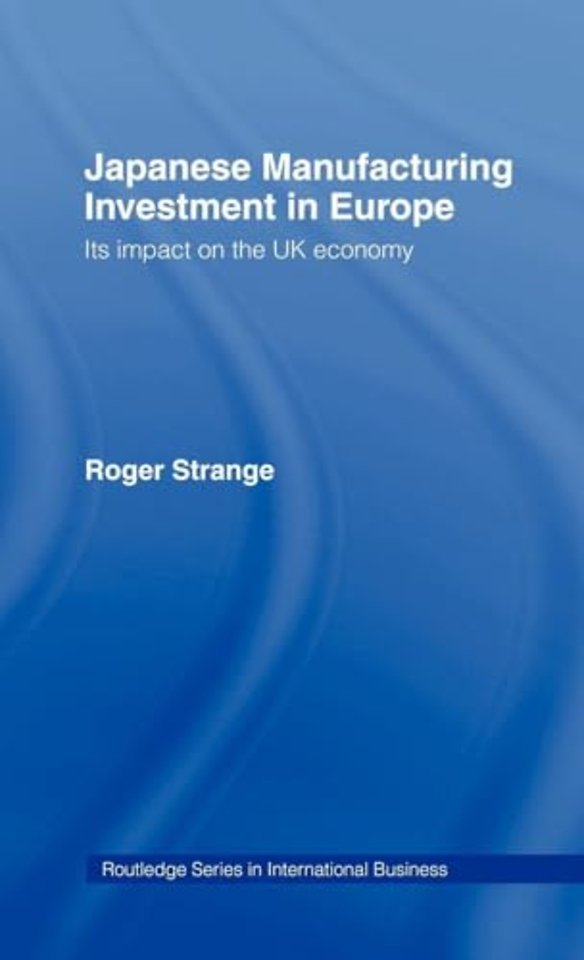 Japanese Manufacturing Investment in Europe