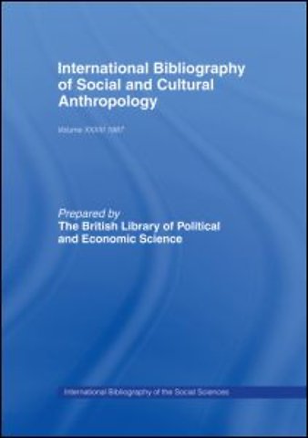 IBSS: Anthropology: 1987 Volume 33