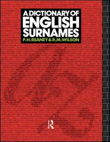Dictionary of English Surnames
