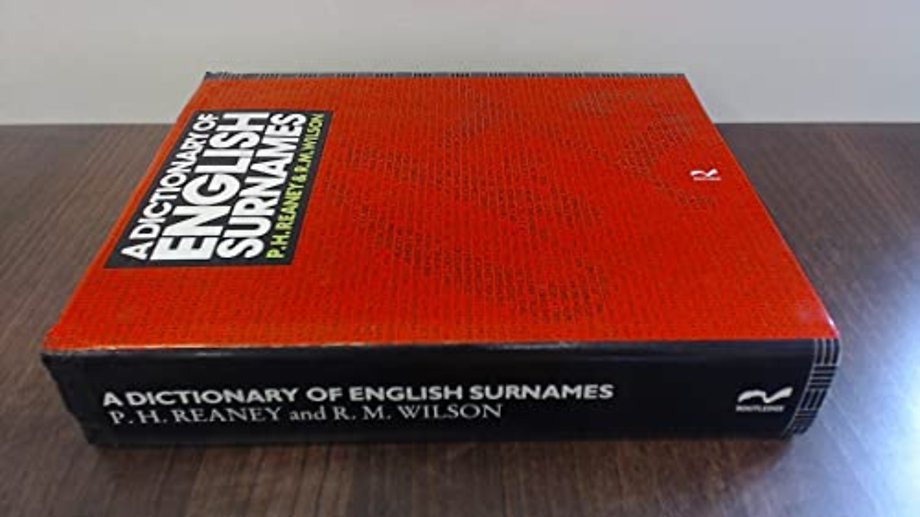 Dictionary of English Surnames
