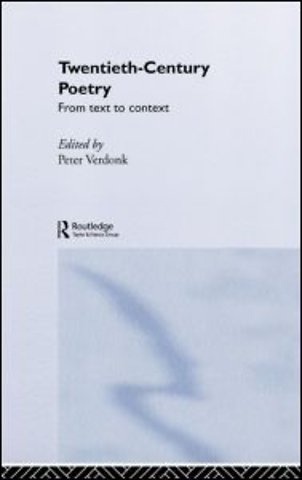 Twentieth-Century Poetry