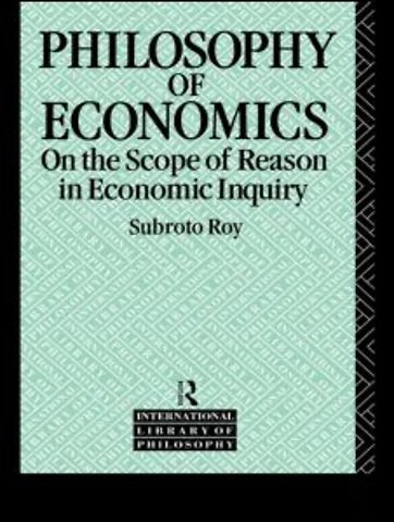 Philosophy of Economics
