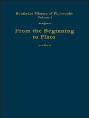 Routledge History of Philosophy Volume I