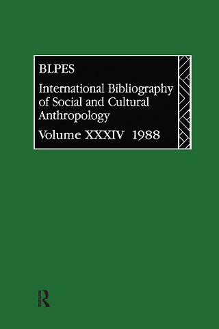IBSS: Anthropology: 1988 Vol 34