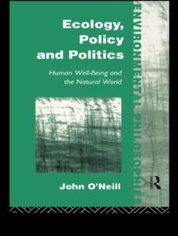 Ecology, Policy and Politics