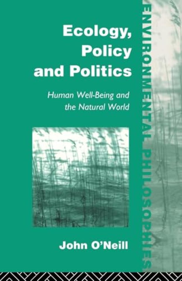 Ecology, Policy and Politics