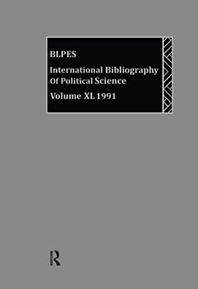 IBSS: Political Science: 1991 Vol 40