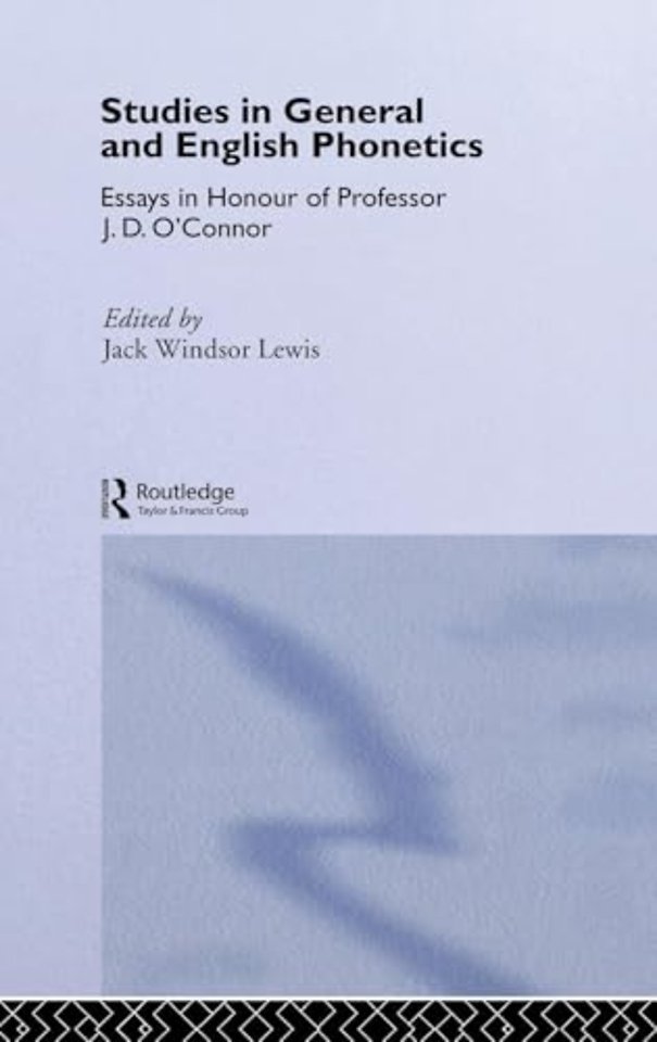 Studies in General and English Phonetics