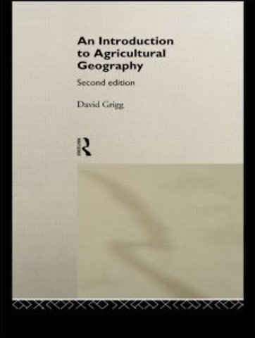 Introduction to Agricultural Geography