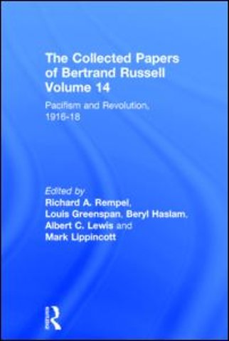 Collected Papers of Bertrand Russell