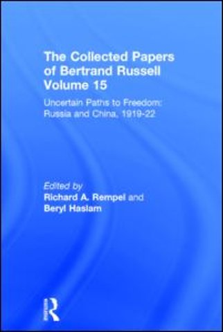 Collected Papers of Bertrand Russell