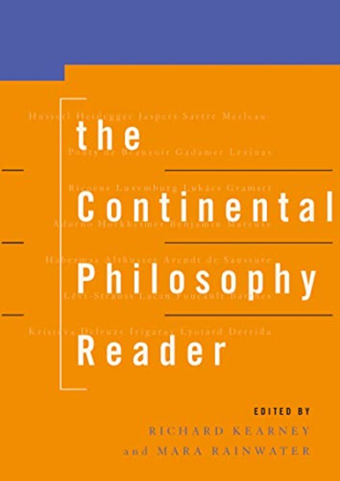 Continental Philosophy Reader