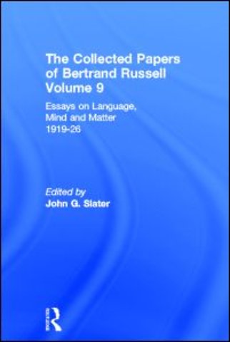 Collected Papers of Bertrand Russell