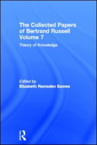 Collected Papers of Bertrand Russell