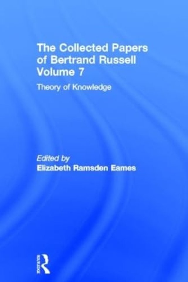 Collected Papers of Bertrand Russell