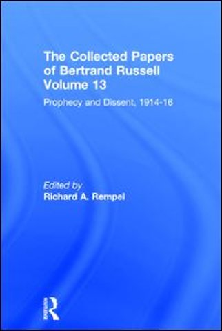 Collected Papers of Bertrand Russell