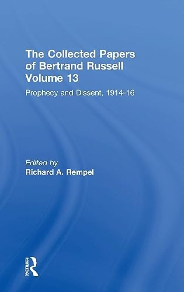 Collected Papers of Bertrand Russell