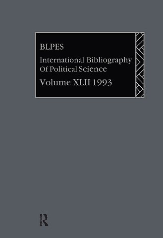 IBSS: Political Science: 1993 Vol 42