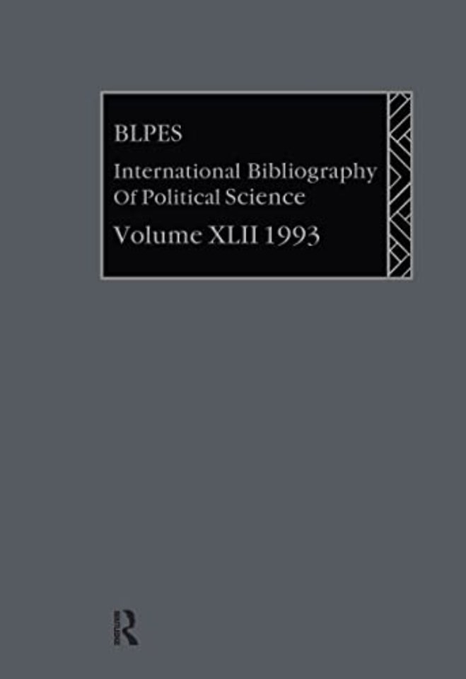 IBSS: Political Science: 1993 Vol 42
