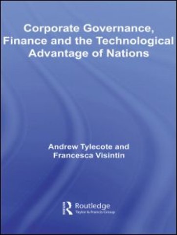 Corporate Governance, Finance and the Technological Advantage of Nations